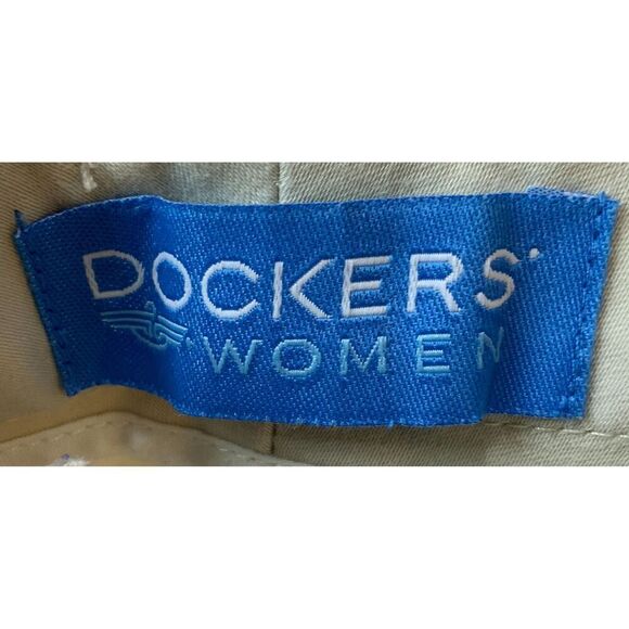 Dockers White Cuffed Hem Stretch Capri Pants Coastal Grandma Preppy Aesthetic 10 - Picture 14 of 14